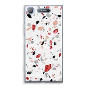 CaseCompany Terrazzo N°12: Sony Xperia XZ1 Transparant Hoesje