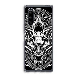 CaseCompany Oh Deer: Sony Xperia 5 Transparant Hoesje