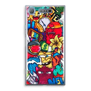 CaseCompany No Rules: Sony Xperia XZ1 Transparant Hoesje
