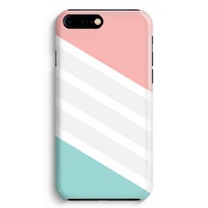 CaseCompany Strepen pastel: iPhone 8 Plus Volledig Geprint Hoesje