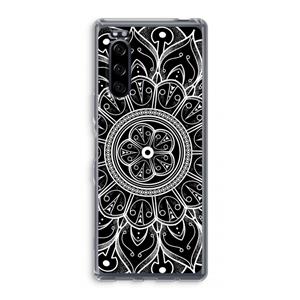 CaseCompany Roses Are Red: Sony Xperia 5 Transparant Hoesje