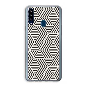CaseCompany Magic pattern: Samsung Galaxy A20s Transparant Hoesje