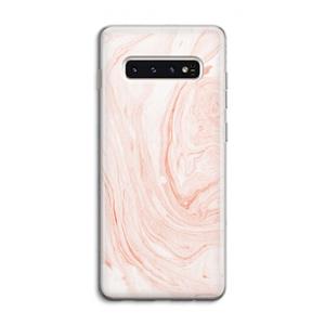 CaseCompany Peach bath: Samsung Galaxy S10 4G Transparant Hoesje