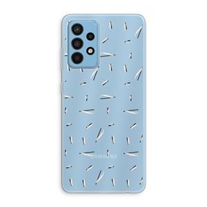 CaseCompany Hipster stripes: Samsung Galaxy A52 Transparant Hoesje