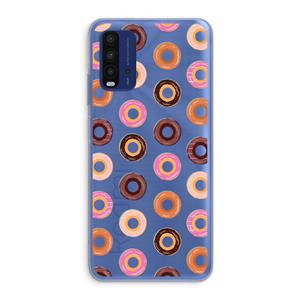 CaseCompany Donuts: Xiaomi Redmi 9T Transparant Hoesje