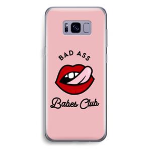 CaseCompany Badass Babes Club: Samsung Galaxy S8 Plus Transparant Hoesje