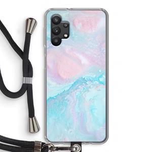CaseCompany Fantasie pastel: Samsung Galaxy A32 5G Transparant Hoesje met koord