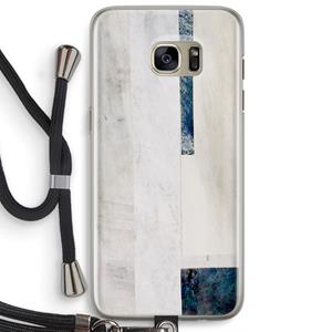 CaseCompany Meet you there: Samsung Galaxy S7 Edge Transparant Hoesje met koord