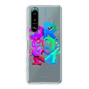 CaseCompany Dream: Sony Xperia 5 III Transparant Hoesje
