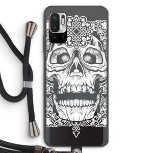 CaseCompany Seek & Destroy: Xiaomi Redmi Note 10 5G Transparant Hoesje met koord