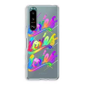 CaseCompany Loves: Sony Xperia 5 III Transparant Hoesje