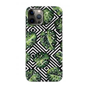 CaseCompany Geometrische jungle: Volledig geprint iPhone 12 Hoesje