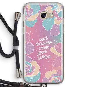 CaseCompany Good stories: Samsung Galaxy A5 (2017) Transparant Hoesje met koord