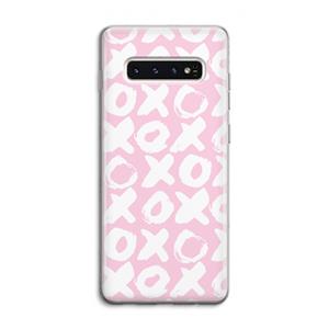CaseCompany XOXO: Samsung Galaxy S10 4G Transparant Hoesje