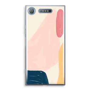 CaseCompany Saturday Flow: Sony Xperia XZ1 Transparant Hoesje