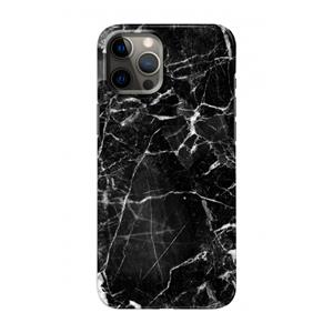 CaseCompany Zwart Marmer 2: Volledig geprint iPhone 12 Hoesje
