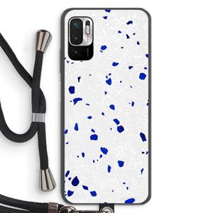 CaseCompany Terrazzo N°5: Xiaomi Redmi Note 10 5G Transparant Hoesje met koord
