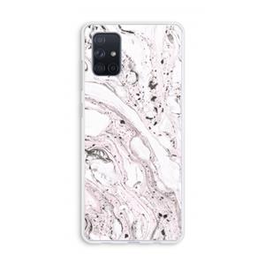 CaseCompany Mengelmoes: Galaxy A71 Transparant Hoesje
