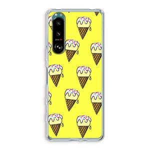 CaseCompany Isjes: Sony Xperia 5 III Transparant Hoesje