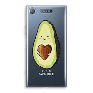 CaseCompany Avocuddle: Sony Xperia XZ1 Transparant Hoesje