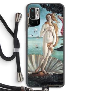 CaseCompany Birth Of Venus: Xiaomi Redmi Note 10 5G Transparant Hoesje met koord