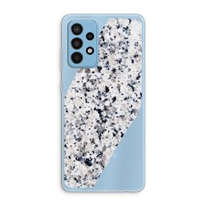 CaseCompany Gespikkelde marmer: Samsung Galaxy A52 Transparant Hoesje