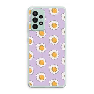 CaseCompany Bacon to my eggs #1: Samsung Galaxy A52s 5G Transparant Hoesje