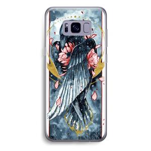 CaseCompany Golden Raven: Samsung Galaxy S8 Plus Transparant Hoesje