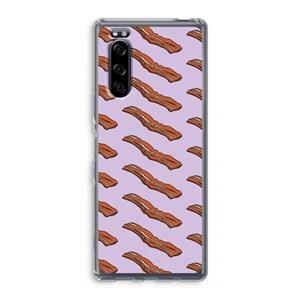 CaseCompany Bacon to my eggs #2: Sony Xperia 5 Transparant Hoesje