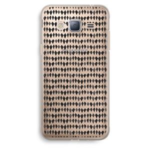 CaseCompany Crazy shapes: Samsung Galaxy J3 (2016) Transparant Hoesje