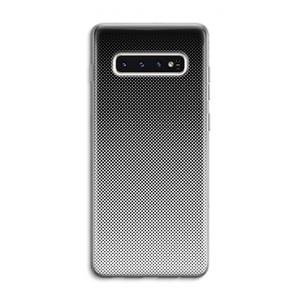 CaseCompany Musketon Halftone: Samsung Galaxy S10 4G Transparant Hoesje