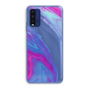 CaseCompany Zweverige regenboog: Xiaomi Redmi 9T Transparant Hoesje