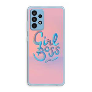 CaseCompany Girl boss: Samsung Galaxy A52 Transparant Hoesje