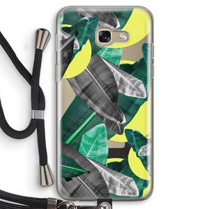 CaseCompany Fantasie jungle: Samsung Galaxy A5 (2017) Transparant Hoesje met koord