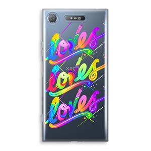 CaseCompany Loves: Sony Xperia XZ1 Transparant Hoesje