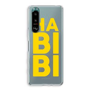 CaseCompany Habibi Majorelle : Sony Xperia 5 III Transparant Hoesje