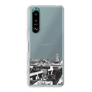 CaseCompany Marrakech Skyline : Sony Xperia 5 III Transparant Hoesje