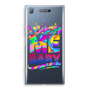 CaseCompany Touch Me: Sony Xperia XZ1 Transparant Hoesje