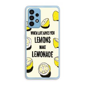 CaseCompany Lemonade: Samsung Galaxy A52 Transparant Hoesje