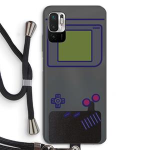 CaseCompany Game On: Xiaomi Redmi Note 10 5G Transparant Hoesje met koord