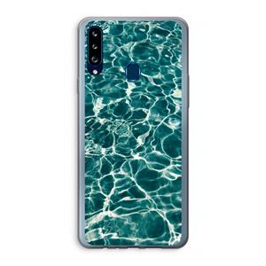 CaseCompany Weerkaatsing water: Samsung Galaxy A20s Transparant Hoesje