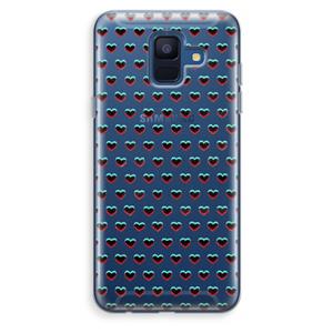 CaseCompany Hartjes: Samsung Galaxy A6 (2018) Transparant Hoesje