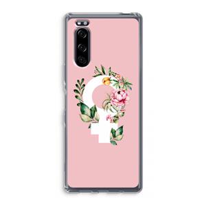 CaseCompany Venus: Sony Xperia 5 Transparant Hoesje