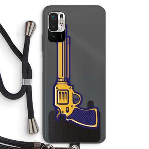 CaseCompany Pew Pew Pew: Xiaomi Redmi Note 10 5G Transparant Hoesje met koord