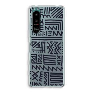 CaseCompany Marrakech print: Sony Xperia 5 III Transparant Hoesje