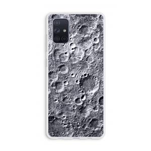 CaseCompany Maanlandschap: Galaxy A71 Transparant Hoesje