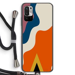 CaseCompany Noor A: Xiaomi Redmi Note 10 5G Transparant Hoesje met koord