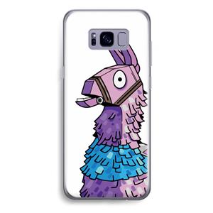 CaseCompany Lama: Samsung Galaxy S8 Plus Transparant Hoesje