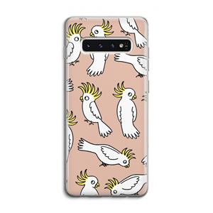 CaseCompany Papegaai: Samsung Galaxy S10 4G Transparant Hoesje