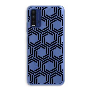 CaseCompany Geometrisch patroon: Xiaomi Redmi 9T Transparant Hoesje